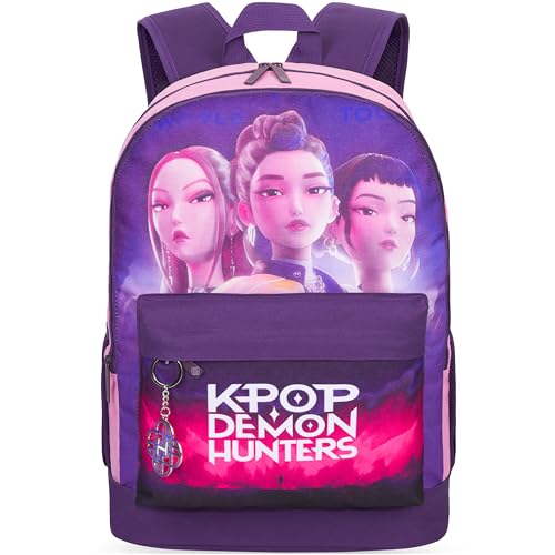 Get Trend Huntrix 18-Inch Backpack, Purple/Pink