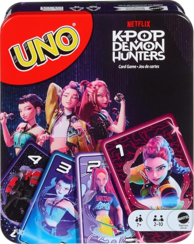 Mattel Games UNO Netflix Kpop Demon Hunters Card Game